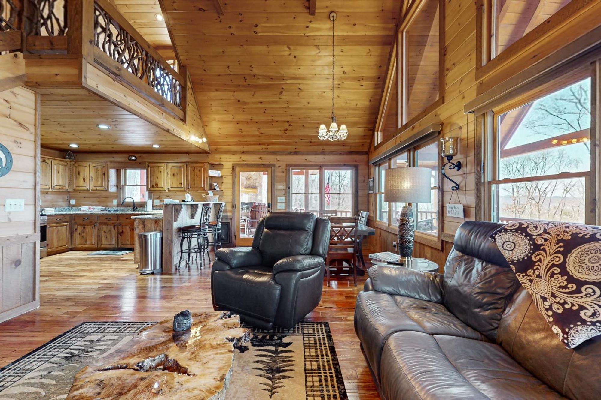 Bougie Bear Cabin Morganton Exteriér fotografie