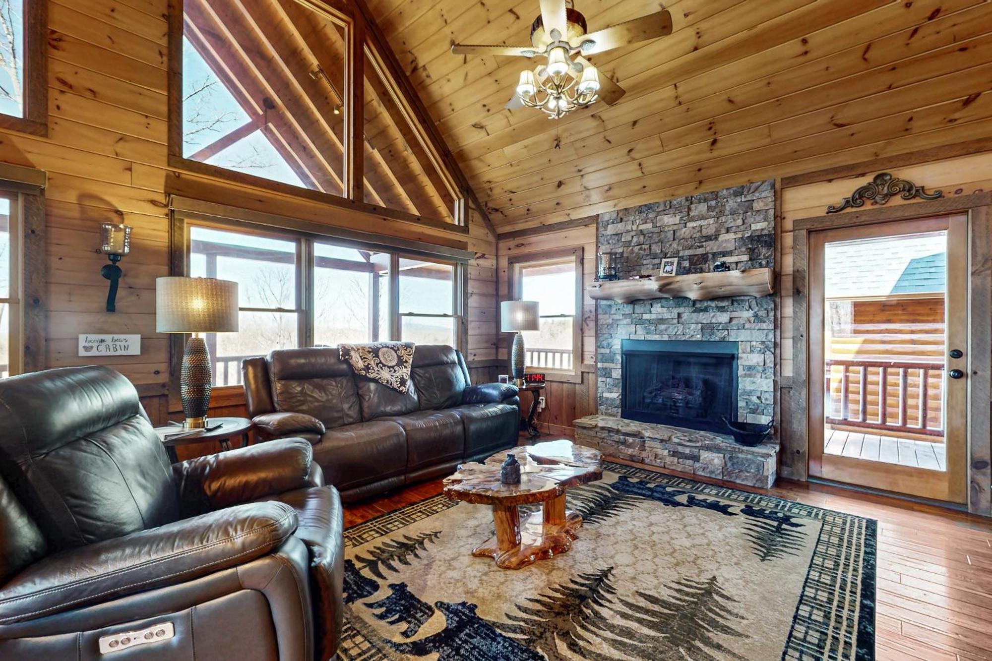 Bougie Bear Cabin Morganton Exteriér fotografie